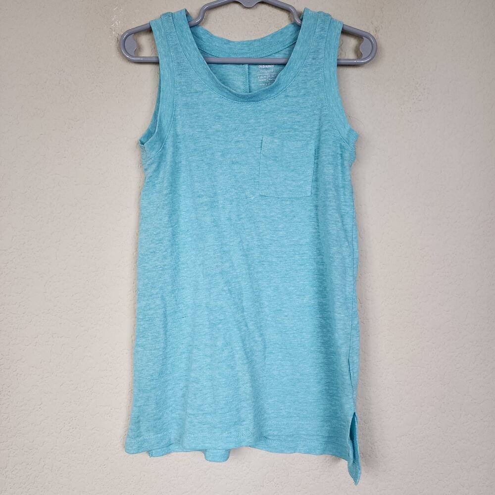 Small Blue Girls Boys Tank Top